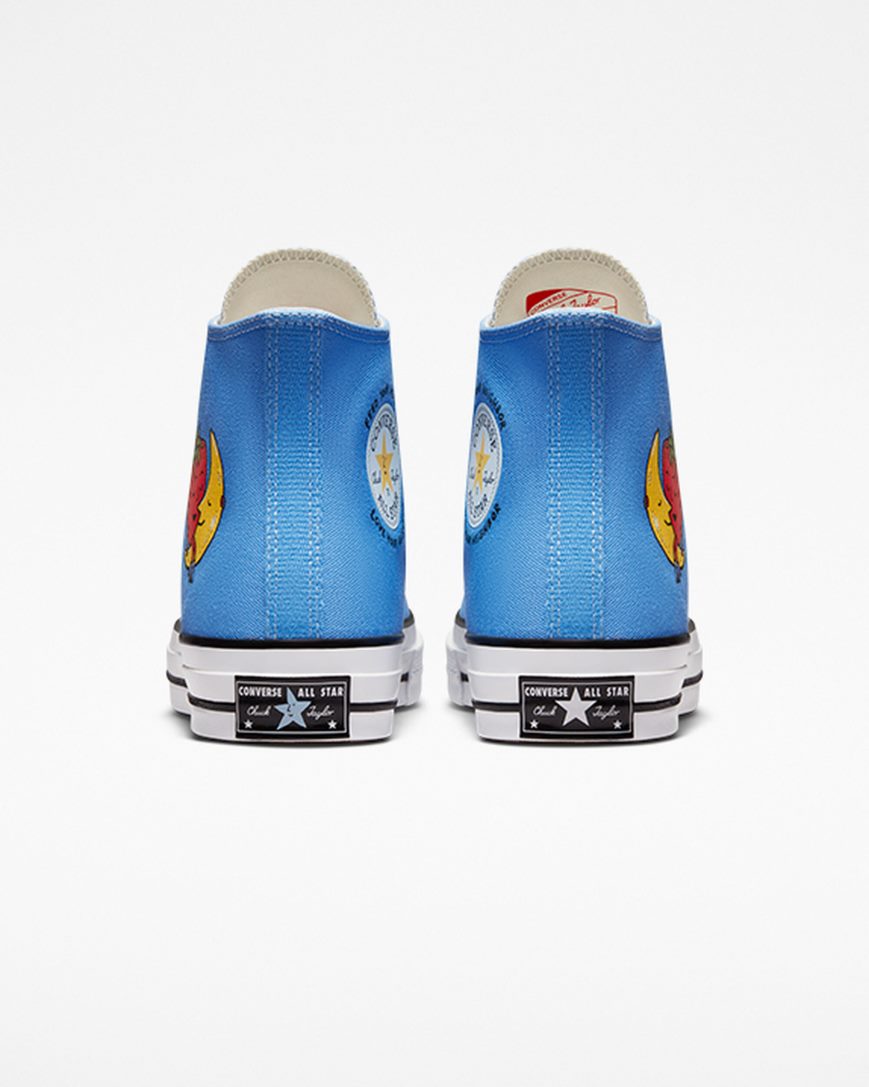 Women's Converse x Sky High Farm Workwear Chuck 70 High Top Shoes Blue / Multicolor / White | AU 1E894Y